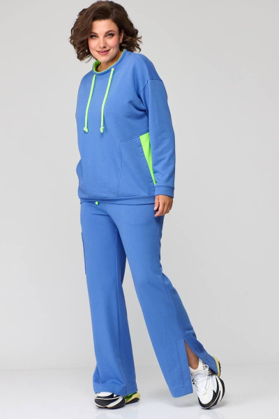Брюки, свитшот Danaida 2175 голубой - фото 2
