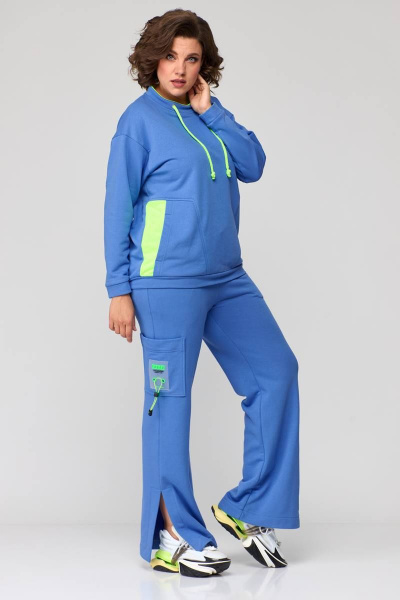 Брюки, свитшот Danaida 2175 голубой - фото 3