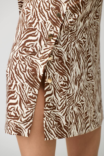 Платье Danaida 2185 молочно-кофейный - фото 6