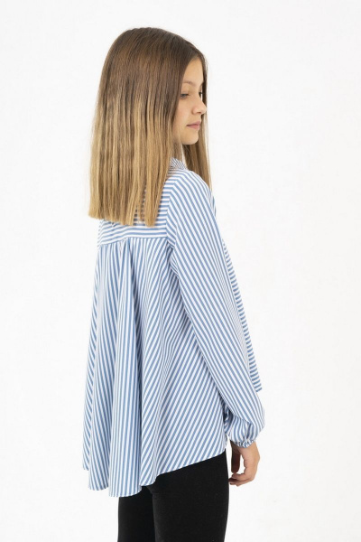 Блуза Tammi Т11-19 /1 синий_белый - фото 2