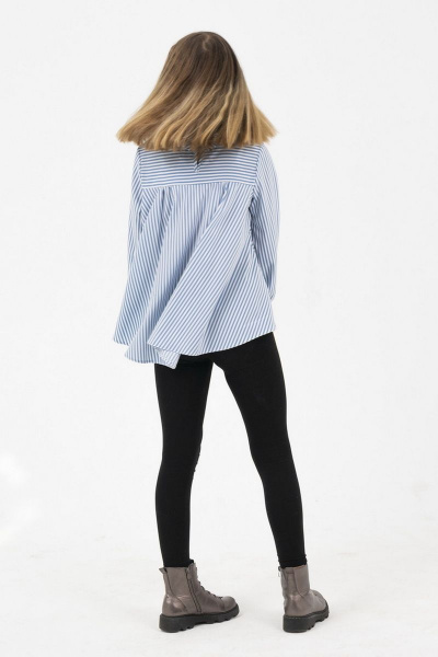Блуза Tammi Т11-19 /1 синий_белый - фото 5