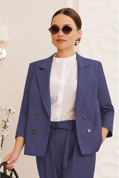 Блуза, брюки, жакет Lissana 4056 виноградный - фото 8