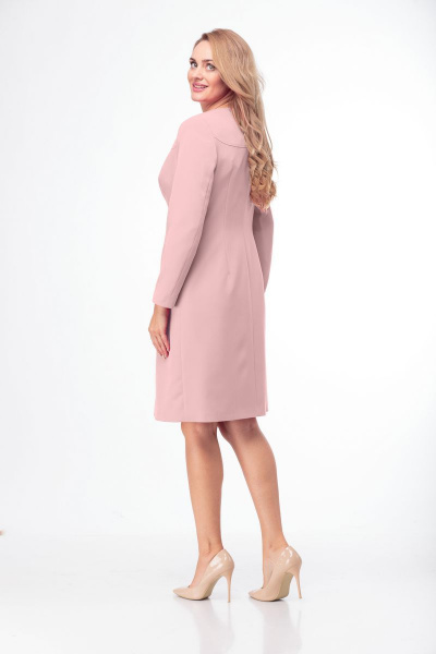 Жакет, платье Anelli 734 пудра - фото 3