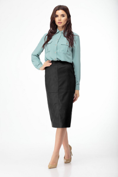 Юбка Anelli 780 черный - фото 1