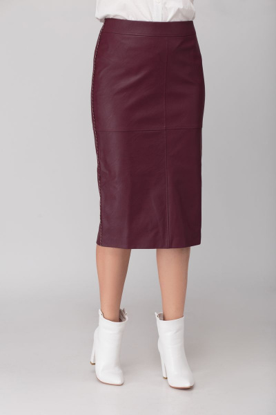 Юбка Anelli 780 вишня - фото 3
