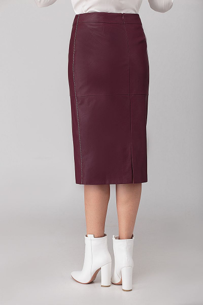 Юбка Anelli 780 вишня - фото 5