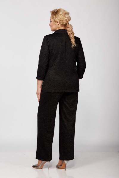Нарядный комплект из трикотажа жакет и брюки Tensi 357 - фото 6