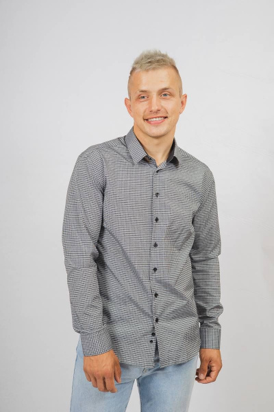 Рубашка Nadex 01-046711429-23.170-176 черный - фото 9