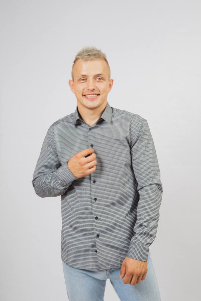 Рубашка Nadex 01-046711429-23.170-176 черный - фото 2