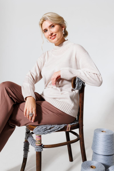 Свитер KOKOdea BAZA жемчуг - фото 1