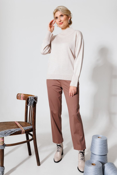 Свитер KOKOdea BAZA жемчуг - фото 2