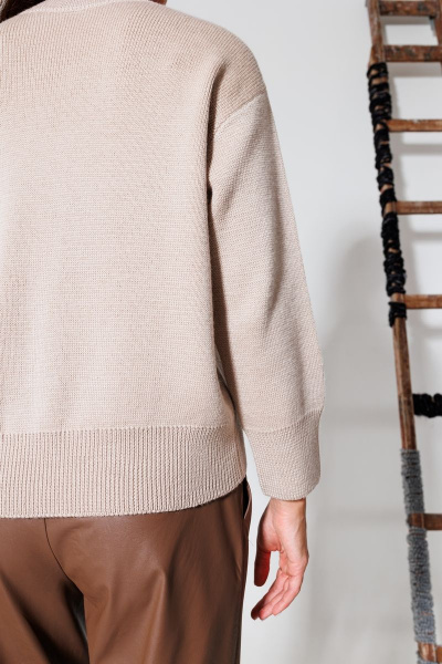 Свитер KOKOdea ARKA жемчуг - фото 8