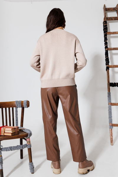 Свитер KOKOdea ARKA жемчуг - фото 6