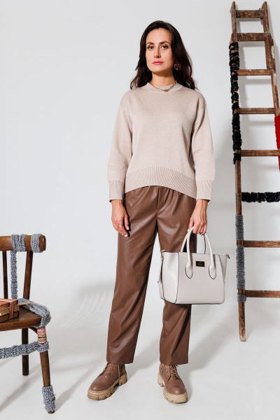 Свитер KOKOdea ARKA жемчуг - фото 2