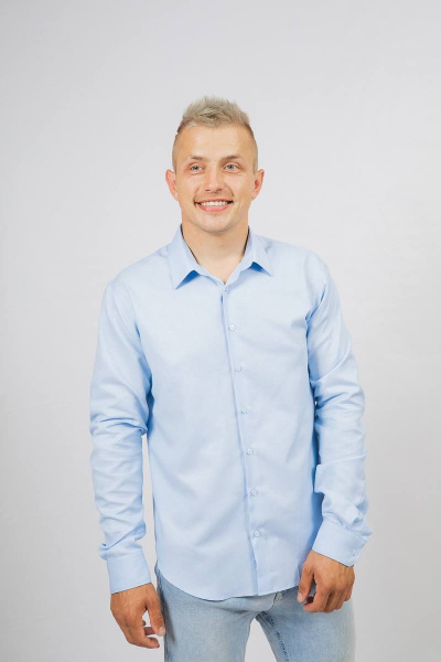 Рубашка Nadex 01-048612/203-23.170-176 голубой_оксфорд - фото 8