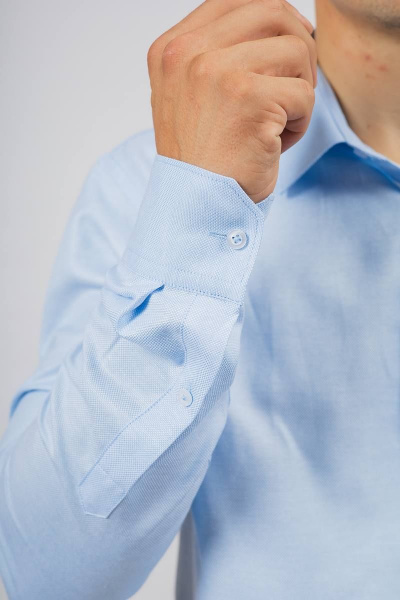 Рубашка Nadex 01-048612/203-23.170-176 голубой_оксфорд - фото 5