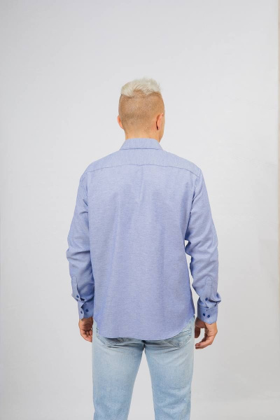 Рубашка Nadex 01-048612/203-23.170-176 деним_оксфорд - фото 11