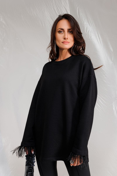 Лонгслив KOKOdea 4.28 черный - фото 1