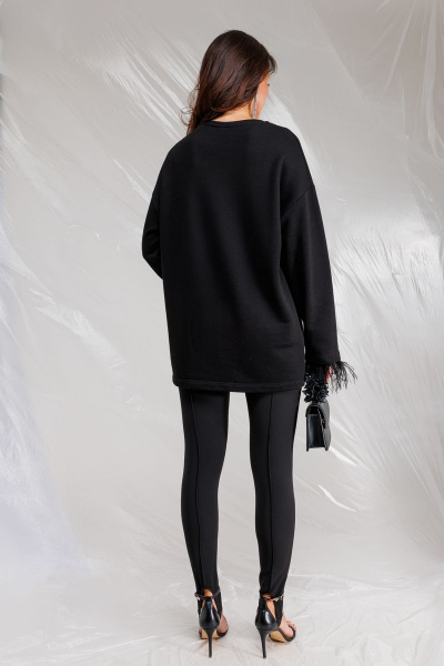 Лонгслив KOKOdea 4.28 черный - фото 5