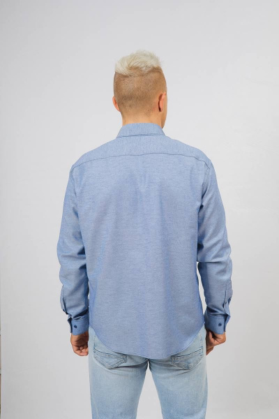 Рубашка Nadex 01-048612/203-23.182-188 синий_оксфорд - фото 6