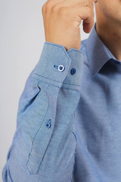 Рубашка Nadex 01-048612/203-23.182-188 синий_оксфорд - фото 4