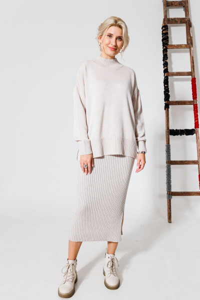 Джемпер, юбка KOKOdea LOLA жемчуг - фото 1