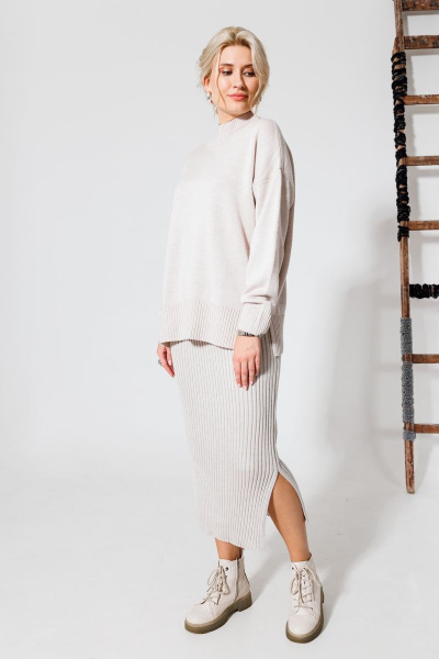 Джемпер, юбка KOKOdea LOLA жемчуг - фото 2