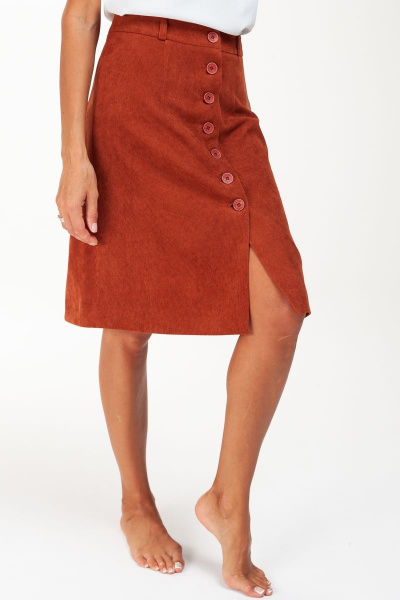 Юбка Manika Belle 128А06/8 кирпичный - фото 2