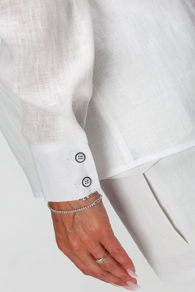 Блуза Manika Belle 337А01/1 белый - фото 7