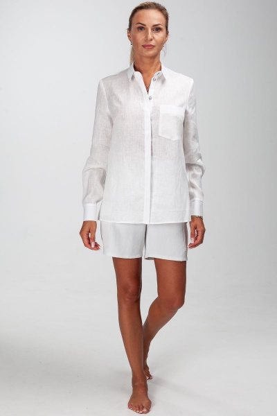 Блуза Manika Belle 337А01/1 белый - фото 5