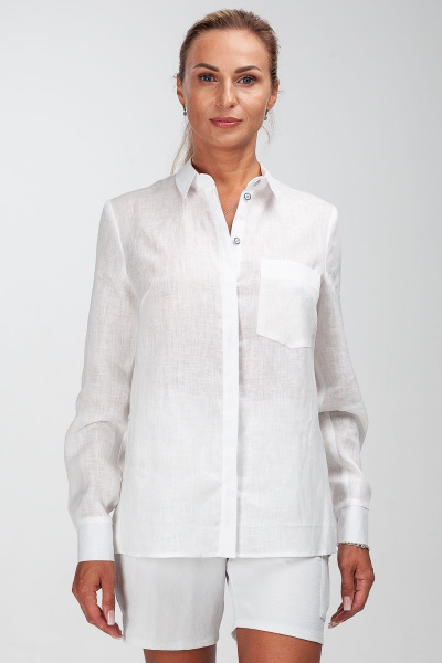 Блуза Manika Belle 337А01/1 белый - фото 3