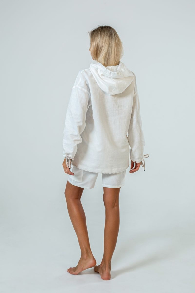 Худи Manika Belle 1002А01/1 белый - фото 6