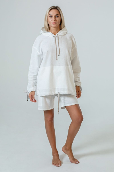 Худи Manika Belle 1002А01/1 белый - фото 1