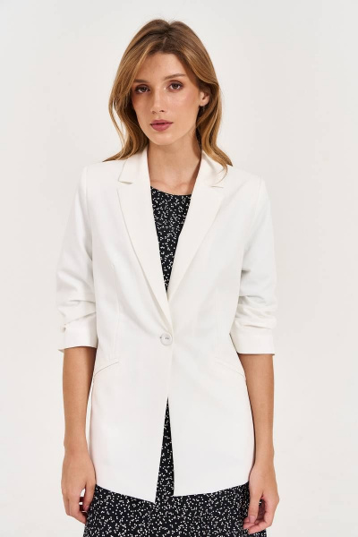 Жакет LeNata 12324 молочный - фото 3