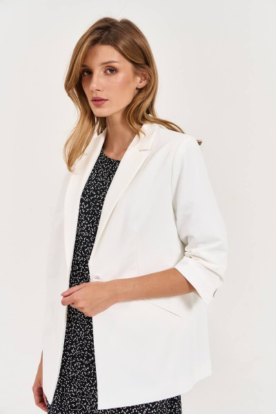 Жакет LeNata 12324 молочный - фото 8