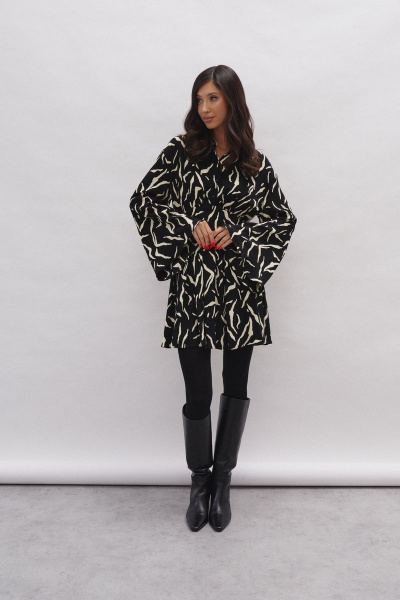 Демисезонное платье из вискозы для повседневных образов ANNETE A3415 - фото 5