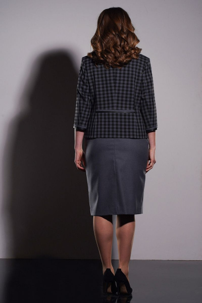 Блуза, жакет, юбка Elady 3351 серый - фото 3