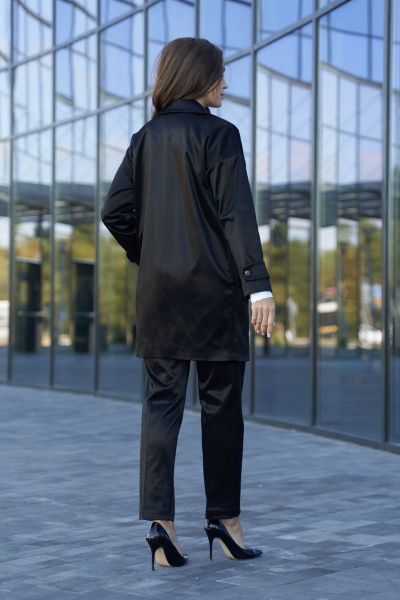 Костюм двойка жакет и брюки из хлопчатобумажной ткани Andina city 9021-23 - фото 2