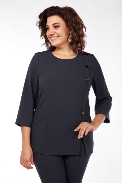 Блуза, брюки VI ORO VR-1089 графит - фото 7