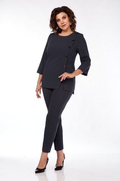 Блуза, брюки VI ORO VR-1089 графит - фото 6