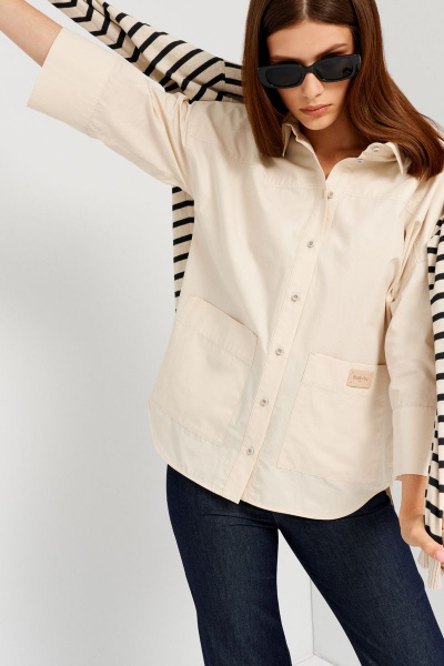 Летние прямые брюки с вертикальными штанинами BURVIN 8923-11 - фото 6