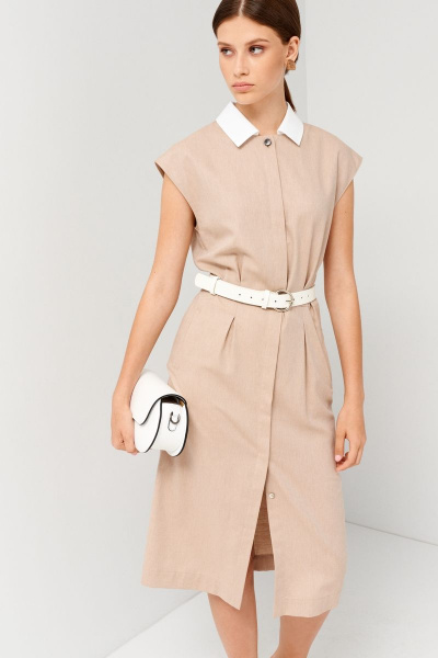 Легкое платье с хлопка в стиле на каждый день BURVIN 9069-81 - фото 1