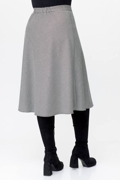 Юбка Swallow 685 черно-белая_лапка - фото 11