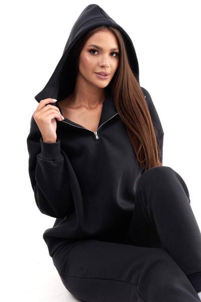 Спортивный костюм из брюк и джемпера с капюшоном из футера GO F3034/40-02.170-176 - фото 3