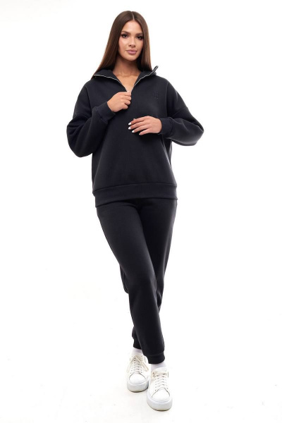 Спортивный костюм из брюк и джемпера с капюшоном из футера GO F3034/40-02.170-176 - фото 2