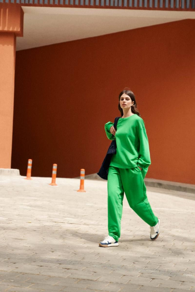 Брюки, джемпер Lokka 1208 зеленый - фото 5