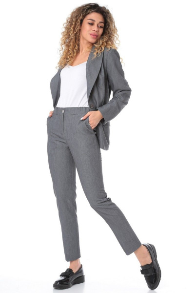 Комплект жакет и брюки из ткани на каждый день Angelina & Сo 828 - фото 4