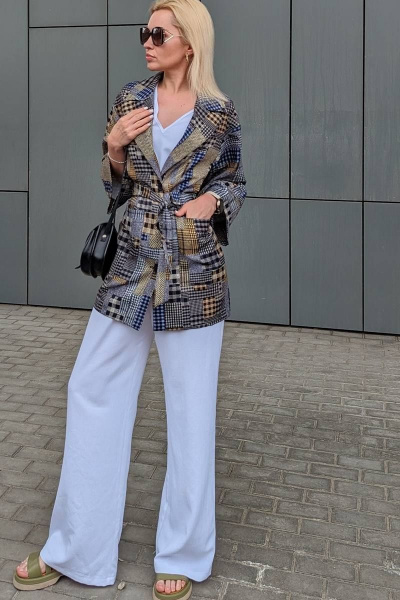 Жакет Patriciа 01-5438 черный,желтый - фото 3