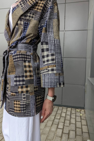 Жакет Patriciа 01-5438 черный,желтый - фото 2