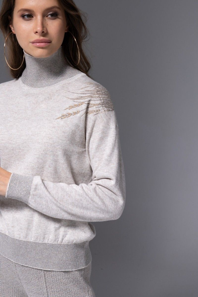 Джемпер Barbara Geratti С4321BG м.беж/св.золото - фото 2